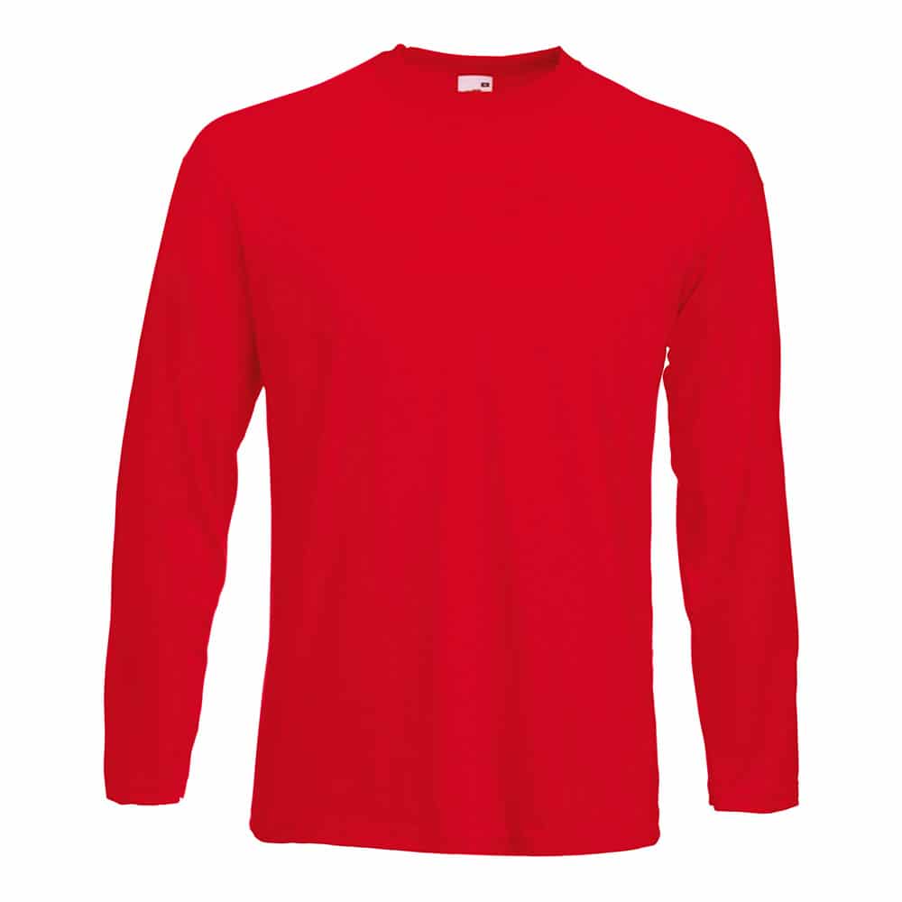 Majica T-Shirt dugi rukav Fruit of the Loom Valueweight Long Sleeve T