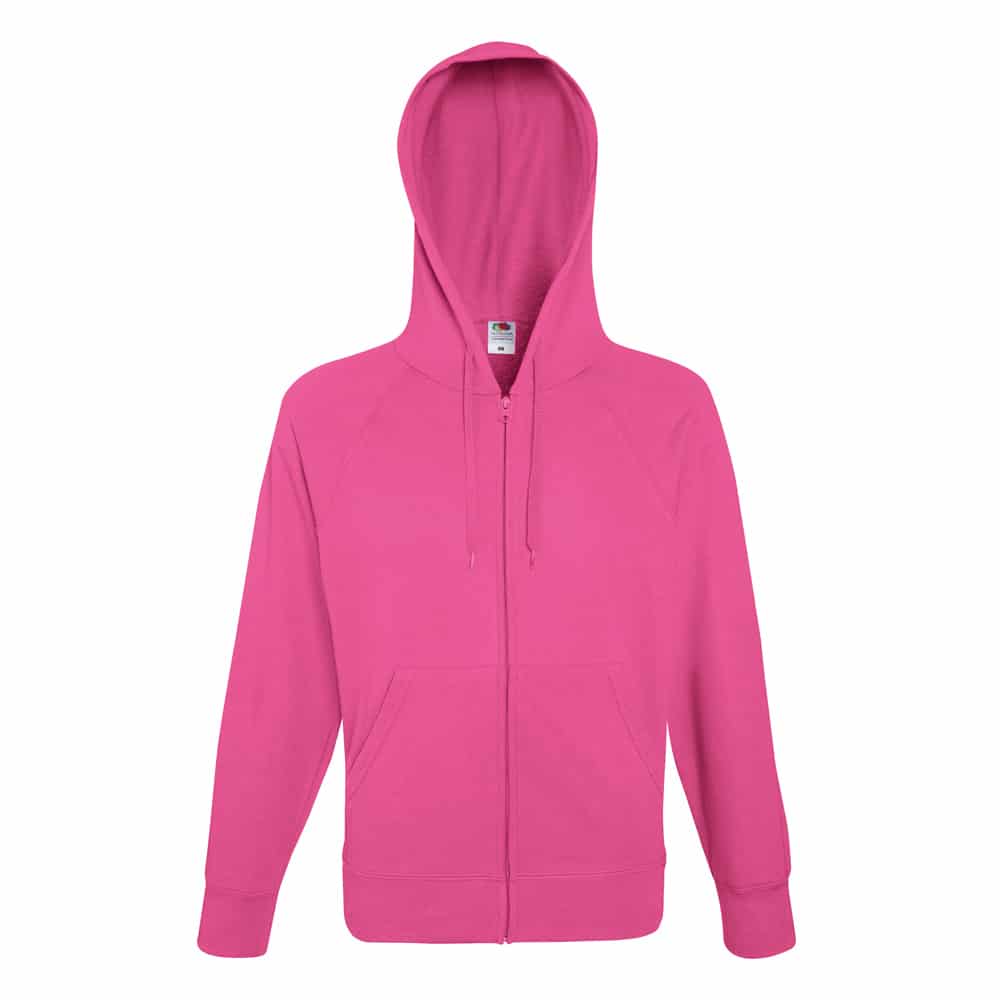 Jakna s kapuljačom Fruit of the Loom Lightweight Hooded Sweat Jacket